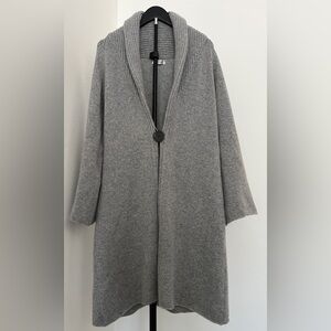 *RARE* Kassatly Palm Beach 100% Scottish Cashmere Long 'Coatigan' Cardigan | M